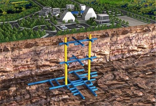 연구용 지하연구시설 개념도