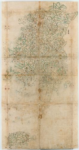 동국팔로분지도(東國八路分地圖)