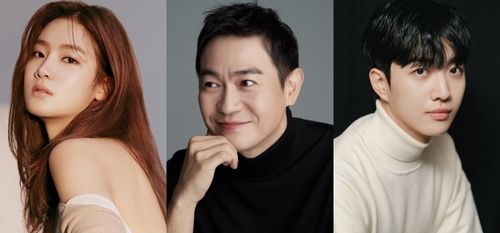 좌측부터 배우 박주현·박용우·강훈