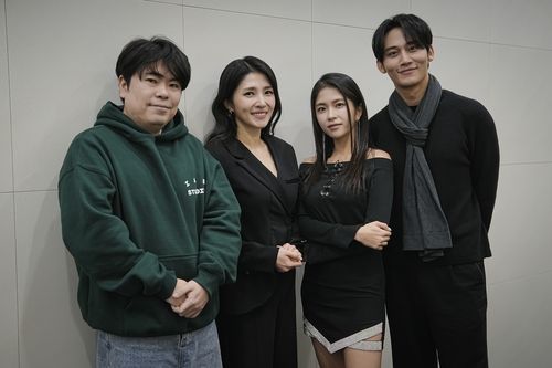 (왼쪽부터) '피의 게임3' 현정완 PD, 김경란, 이지나, 시윤