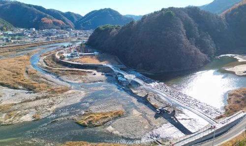 인제군 인북천 물결보도교 및 물빛테마공원