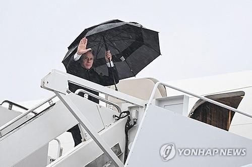 중동 순방 나서는 블링컨 미 국무장관