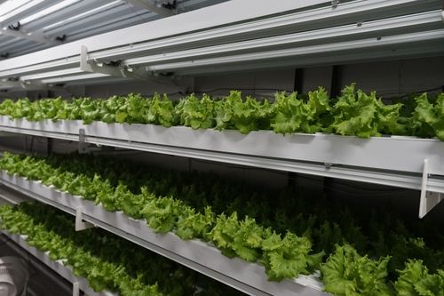 플라스마 스마트팜 기술로 키운 상추 