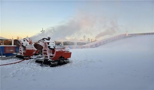 여의도 눈썰매장 제설작업