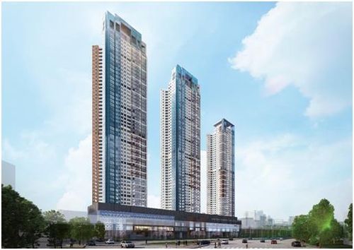 센트럴N49 주상복합 조감도