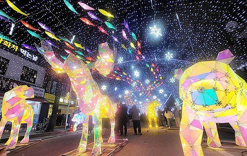 화천 선등거리 점등