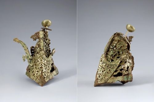 공주 수촌리 출토 금동관모