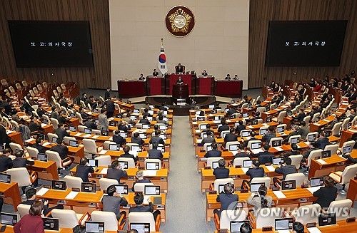 '최재해 감사원장 탄핵안 국회 본회의 보고'