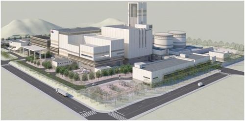 '공주 천연가스발전소 건설공사' 조감도