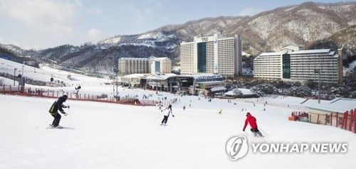 홍천 비발디파크 스키장