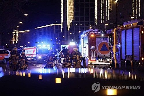 마그데부르크 차량 돌진 현장