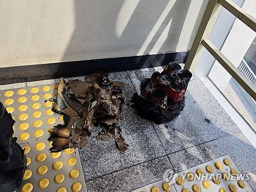 광주 치과병원에 놓인 폭발물