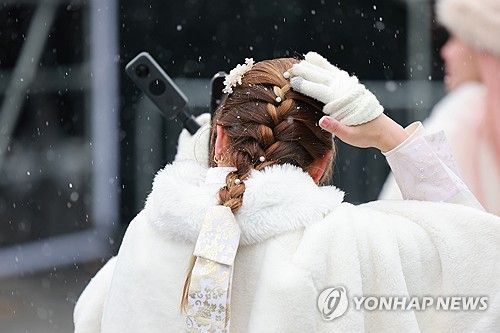 눈 내리는 광화문