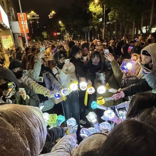 대만 시위에 등장한 응원봉