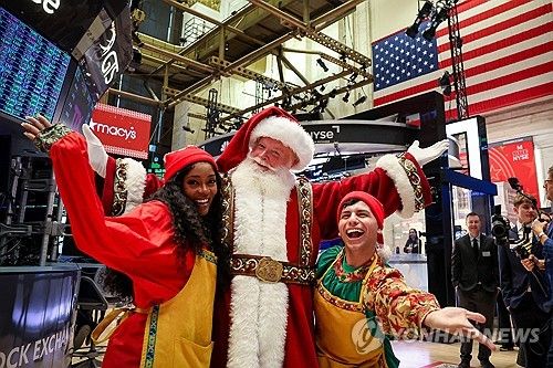 뉴욕 증권거래소의 산타클로스
