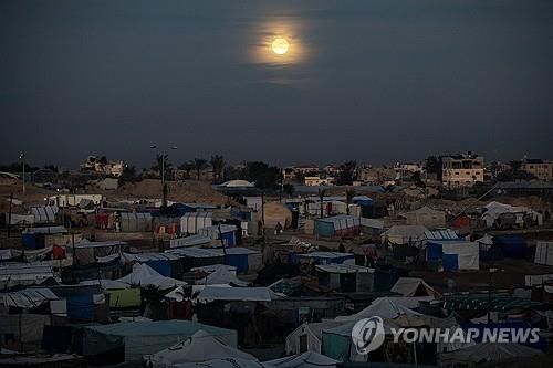 가자지구 칸 유니스 난민 캠프