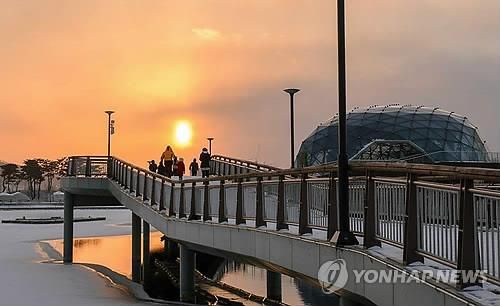 세종호수공원 해돋이