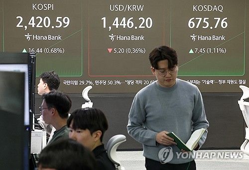 코스피·코스닥 상승 출발…환율은 내림세