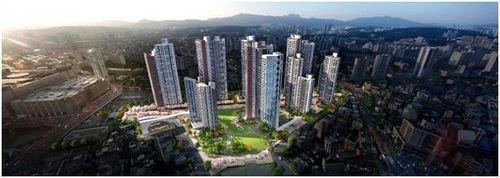 전농9구역 공공재개발사업 예상 조감도