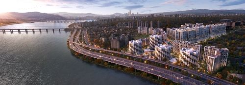 삼성물산 한남4구역 제안 조감도