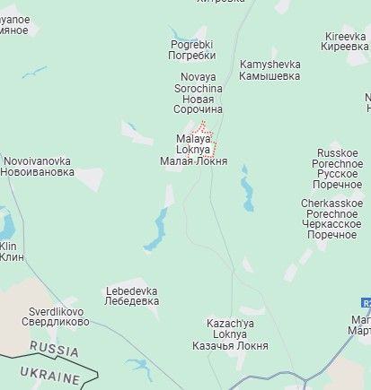 쿠르스크 전선 지도