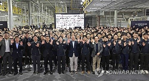 정의선 회장이 참석한 현대차그룹 2024년 신년회