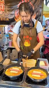 불닭볶음면 오믈렛 파는 남매