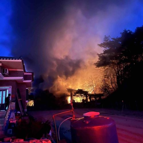 강원 고성 거진읍 초계리 산불