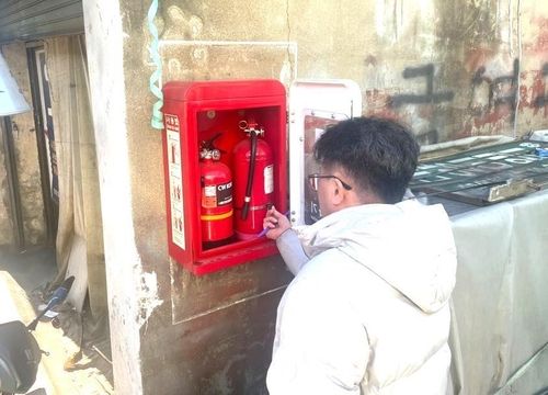 '보이는 소화기' 점검 모습