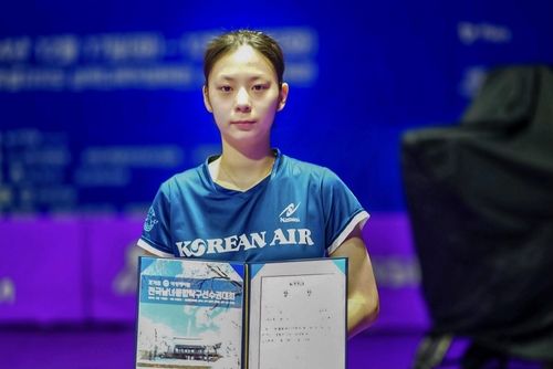 종합선수권 여자단식 공동 3위로 동메달 받은 박가현