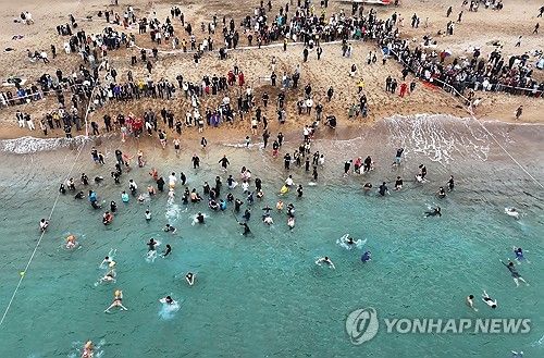 2024년 서귀포 겨울바다 국제펭귄수영대회
