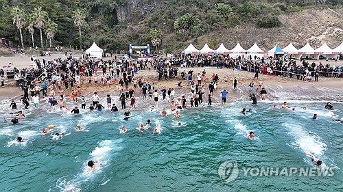 2024년 서귀포 겨울바다 국제펭귄수영대회