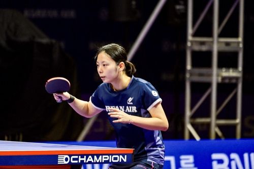 종합탁구선수권 여자단식 결승에 나선 박가현