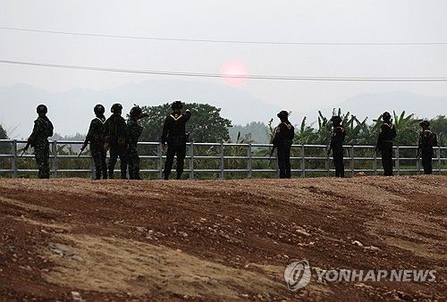 태국 탁주 미얀마 국경 지역