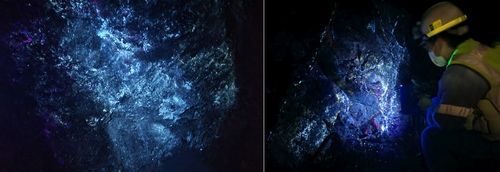 '푸른보석' 텅스텐