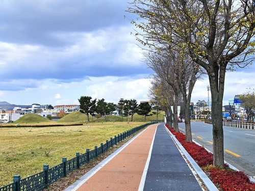 경주 도로변 녹지