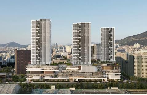 장안평 중고차센터 재개발 조감도