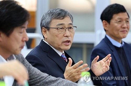 인사말하는 정근식 서울시교육감