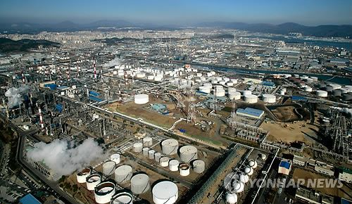 울주군 온산국가산업단지 전경