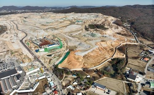 용인반도체클러스터 일반산단 조성 모습