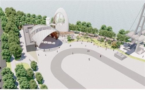 의암공원에 추진중인 목재 문화공간