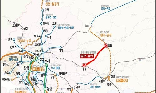 용문∼홍천 철도 사업