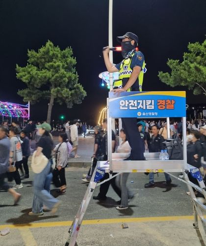 안전지킴이 경찰 사다리