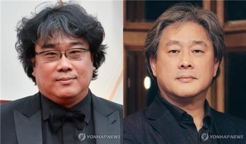봉준호 감독(왼쪽)과 박찬욱 감독