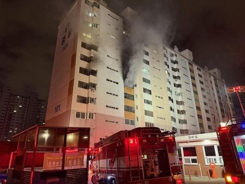 광주 북구 용봉동 아파트 화재