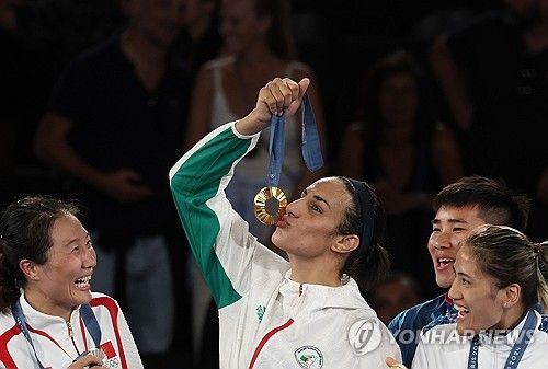 금메달에 입맞춤