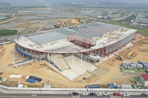 청주오스코 건축 현장