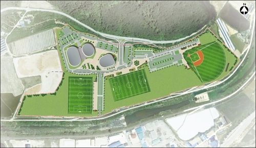 양구 종합체육공원 계획도