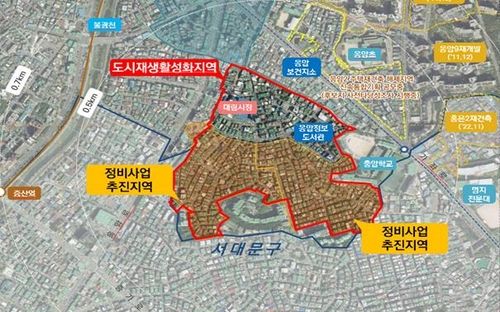 응암3동 도시재생활성화지역 위치도