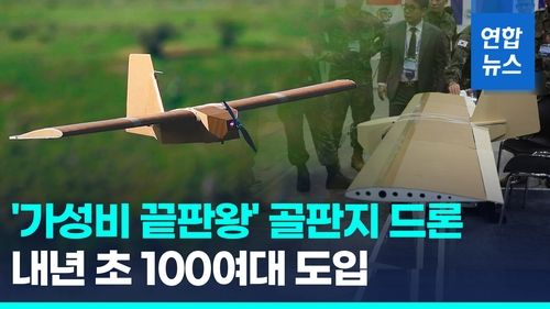 [영상] 싸고 레이더도 피하는 '가성비 스텔스'…골판지 드론 100대 도입 - 2